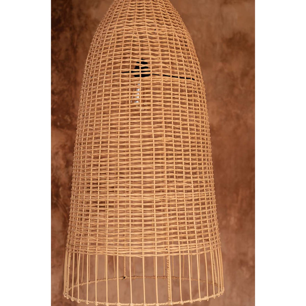 Suspension en rotin Elbe – Naturel – M | Bazar Bizar