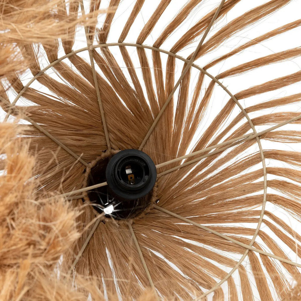 Suspension en herbe abaca Hippie Tipi – Naturel – L | Bazar Bizar