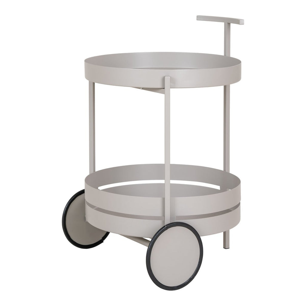 Chariot de Bar Beja - Acier Gris, 40x49,5x61 cm