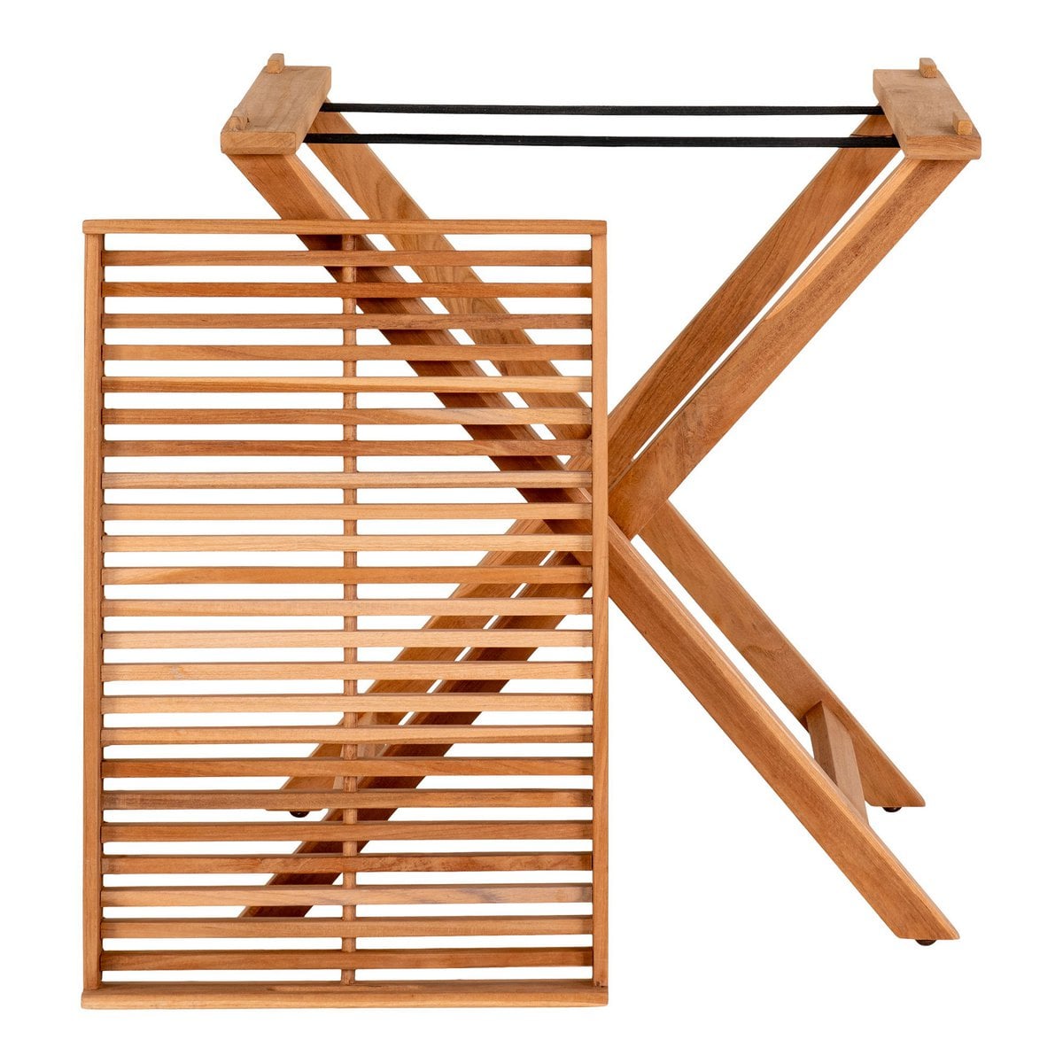 Table-Plateau Ronda - Teck Naturel, 60x40x70 cm