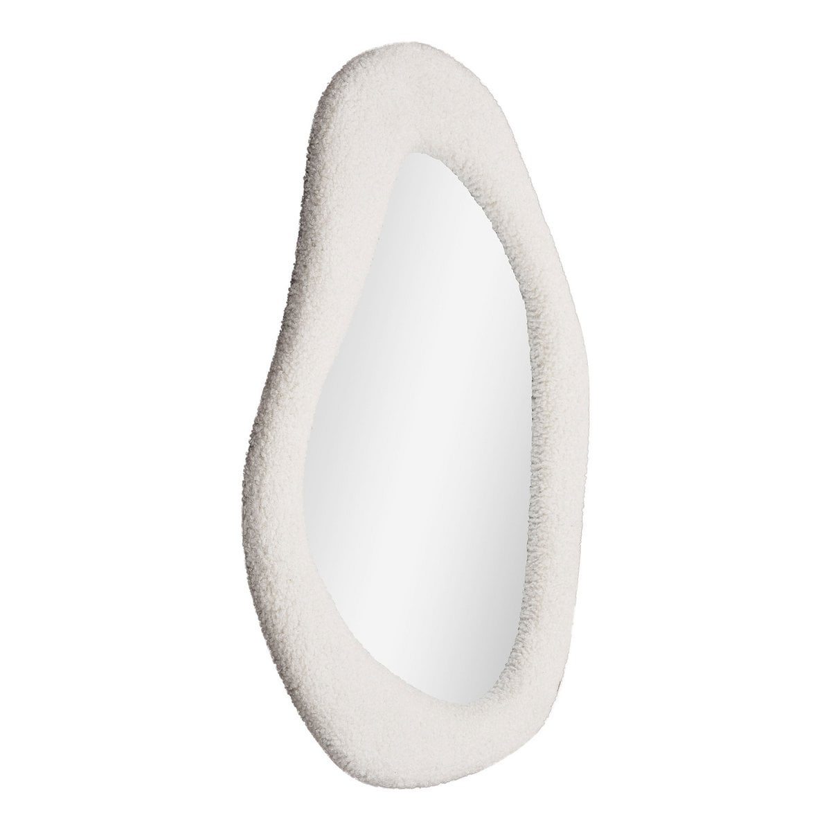 Miroir Bosa - Cadre Peluche Blanc, 46,5x61 cm
