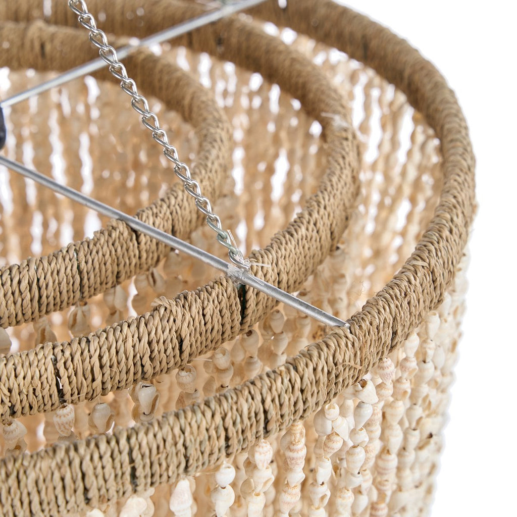 Lustre Coquille Lagon - Naturel - M