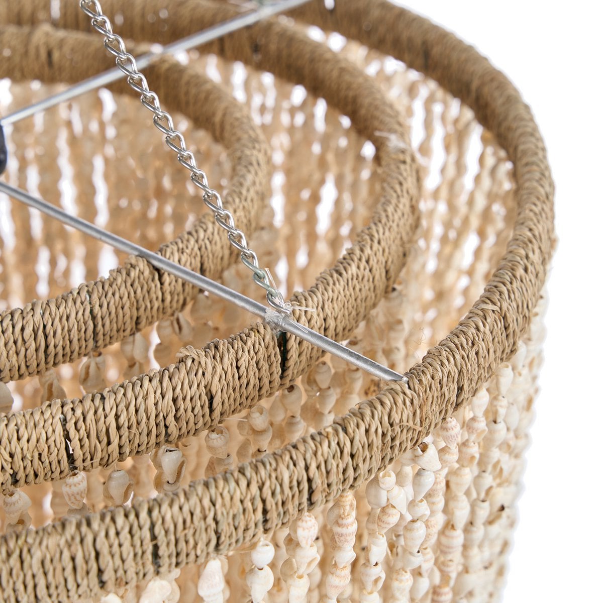 Lustre Coquille Lagon - Naturel - M