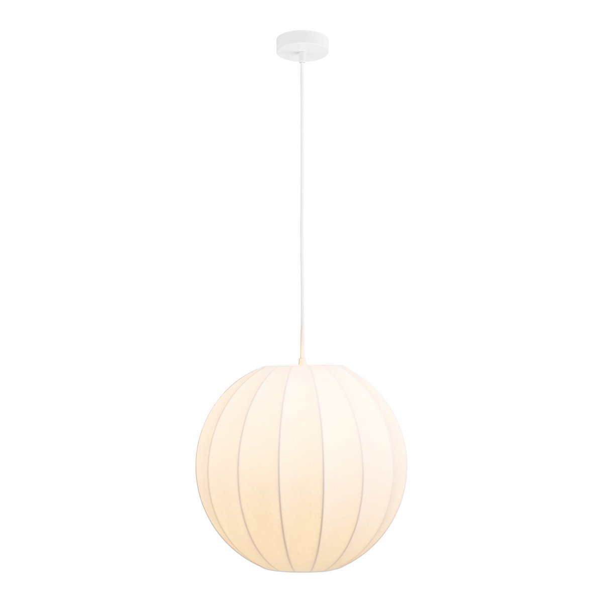 Suspension Coventry blanche Ø 40 × H 37 cm