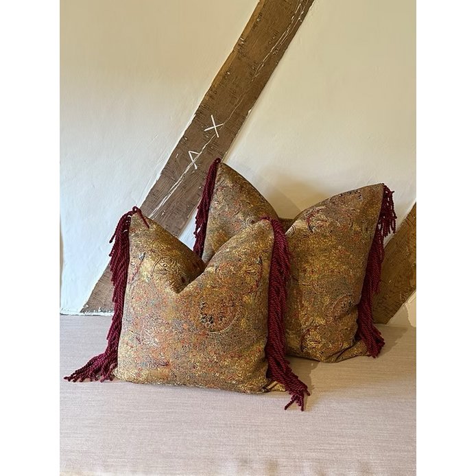 Coussin décoratif fait main Abby 50x50