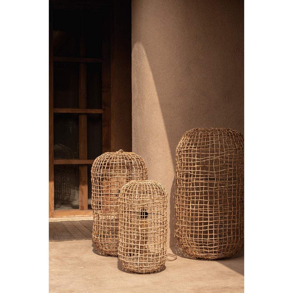 Suspension en feuille de bananier Kuso – Naturel – M | Bazar Bizar