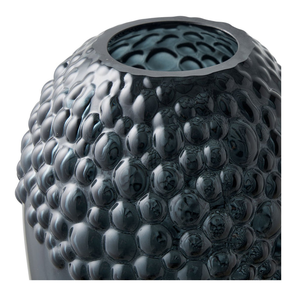 Vase en verre – Gris foncé