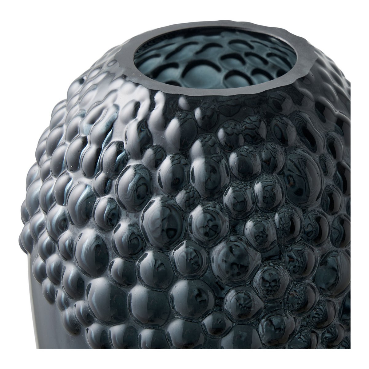 Vase en verre – Gris foncé