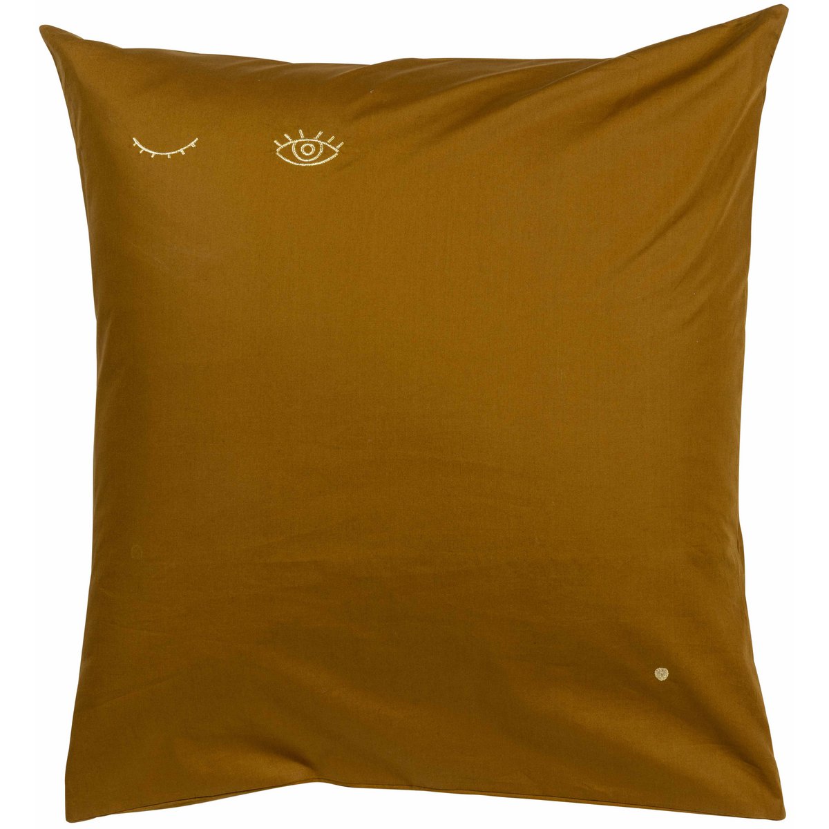 Eyes Noix Coton bio Taie d’oreiller 65 × 65 cm