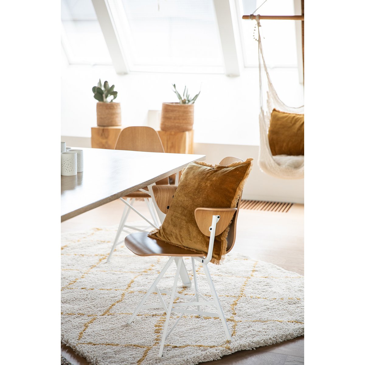 Coussin uni Fara Bronze 40 x 65