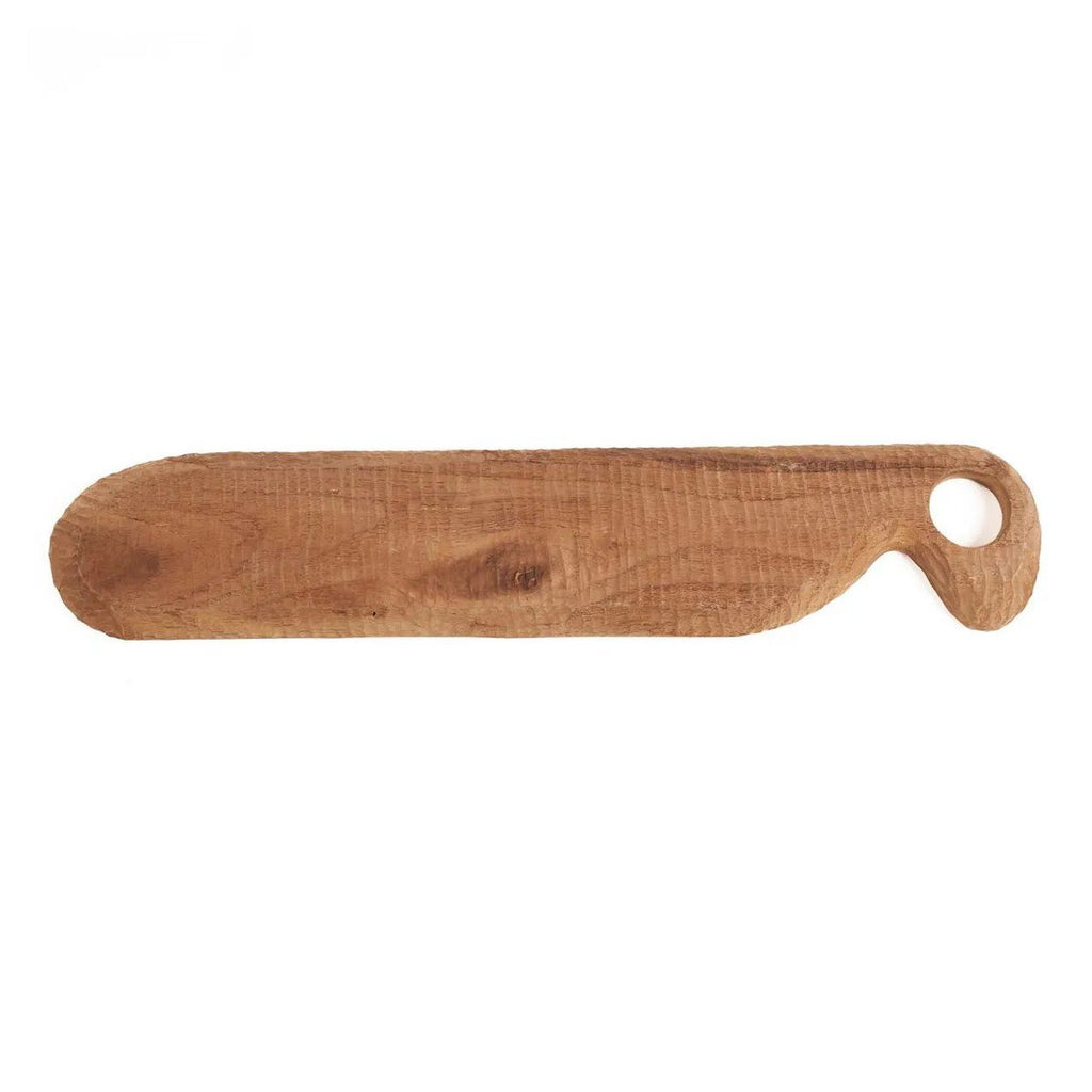 Planche à pain en bois de teck – Naturel – 45cm | Bazar Bizar