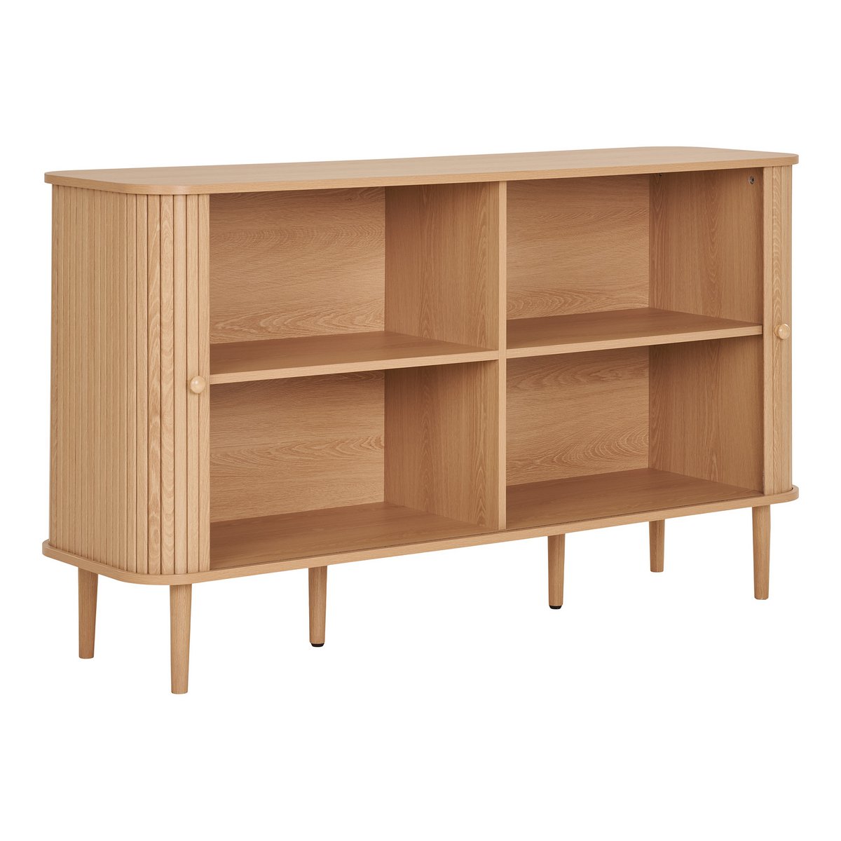 Buffet Nikko - MDF & Pin Naturel, 140x40x79 cm