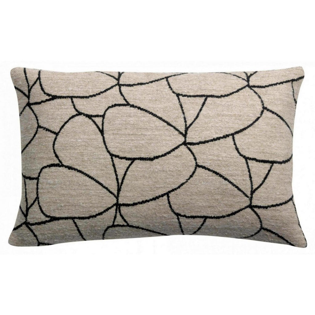 Coussin Dany Blanc/Noir 40 x 65