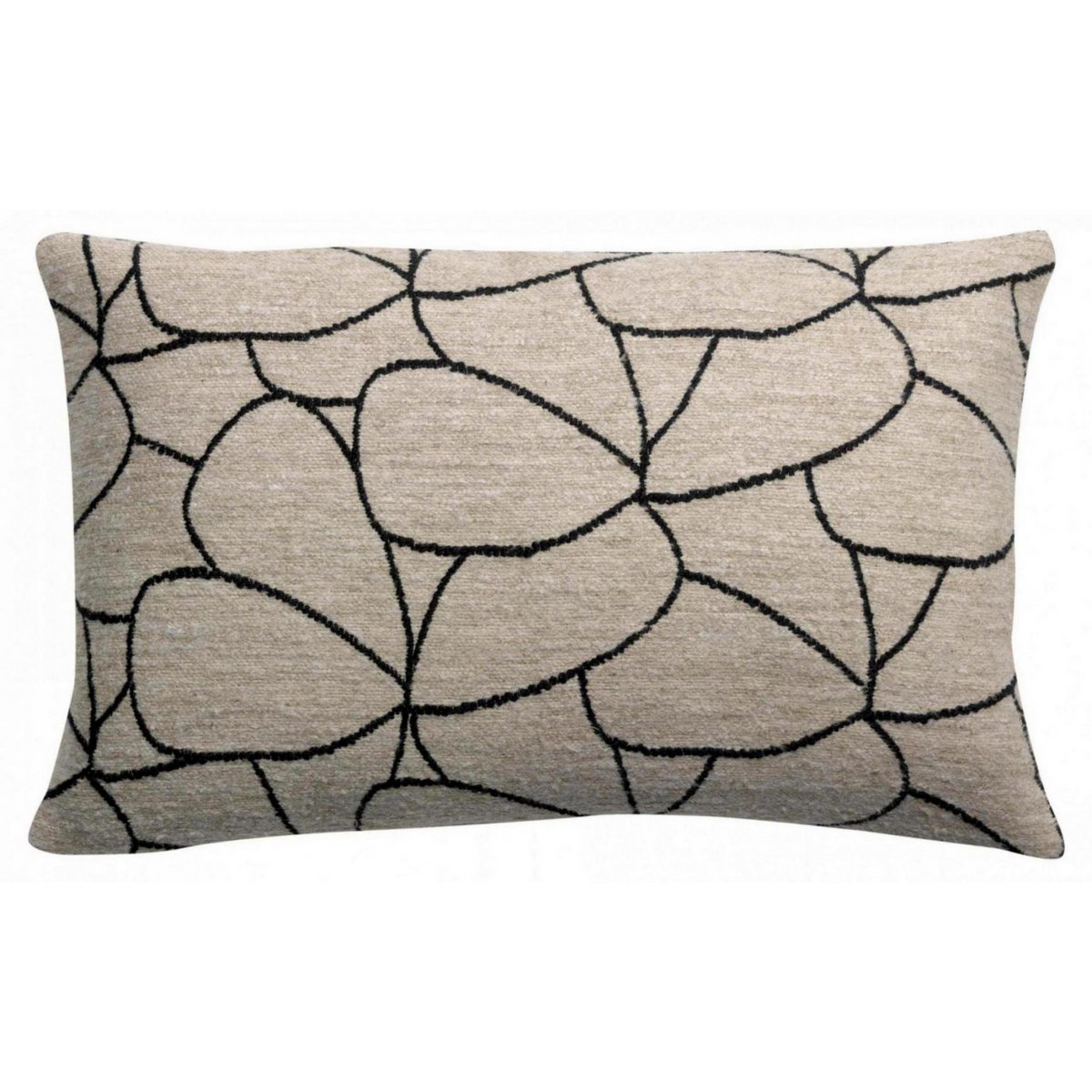 Coussin Dany Blanc/Noir 40 x 65