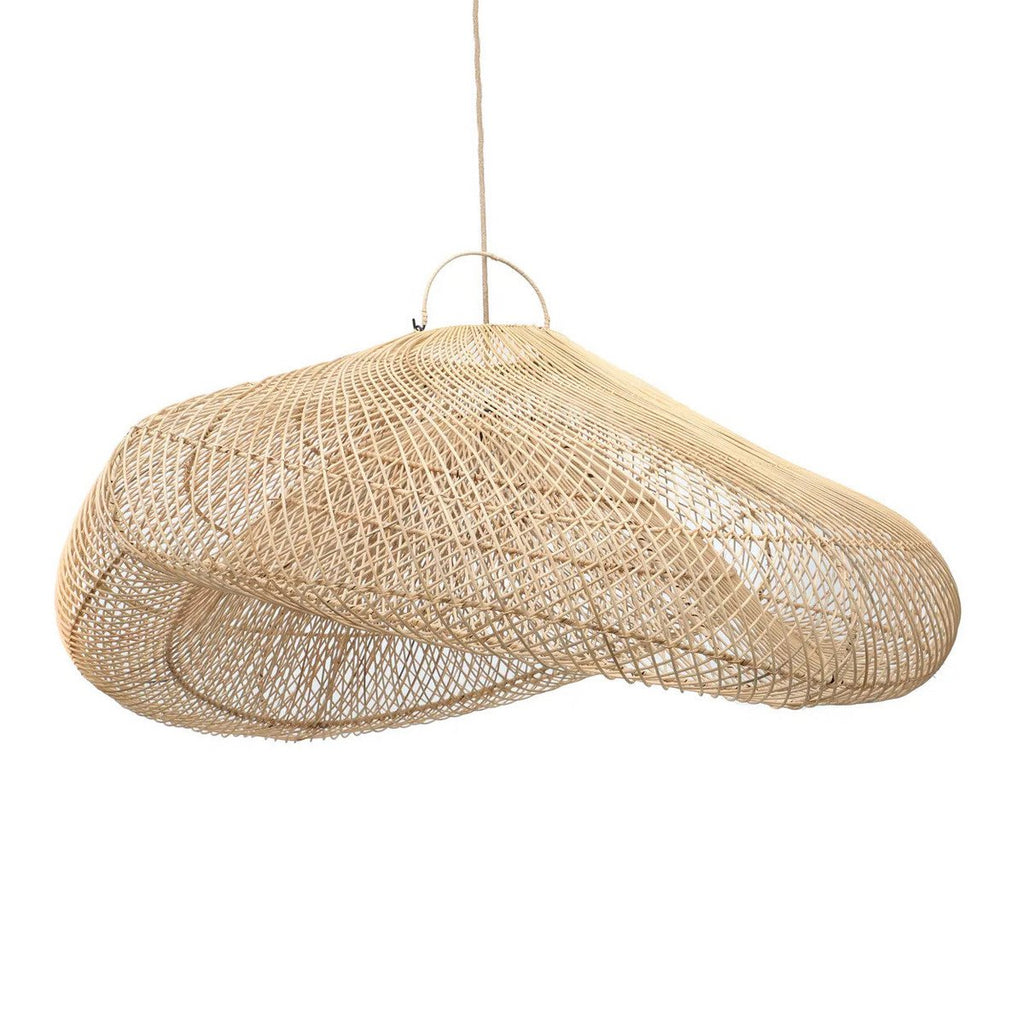 Abat-jour suspension Nuage XXL en rotin naturel – 127 cm