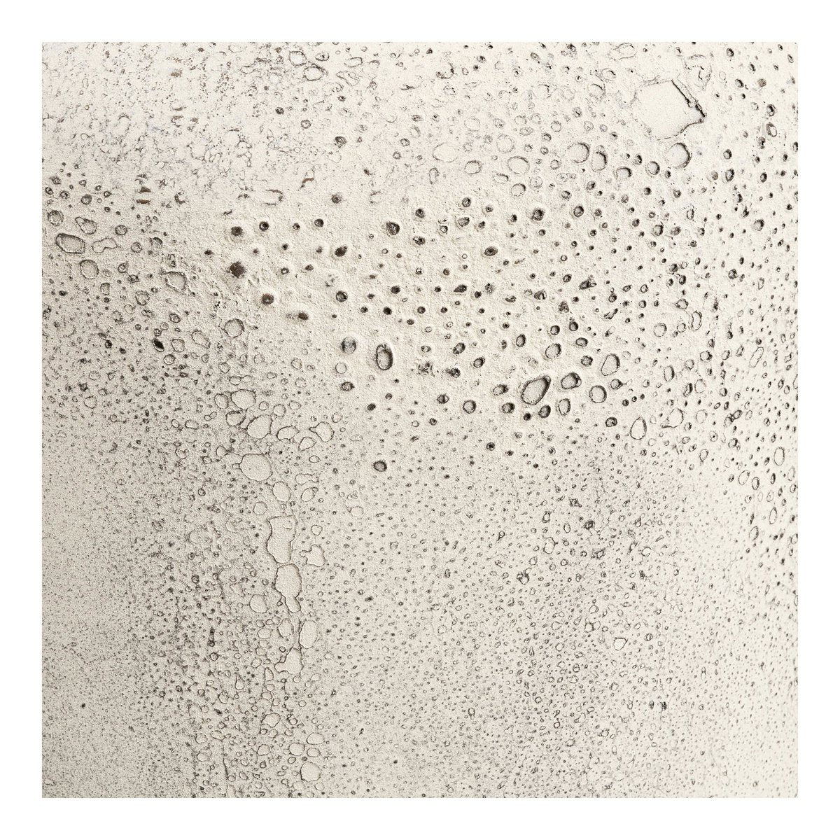 Pot Décoratif Hou - Métal Beige Antique, Ø24x78,5 cm