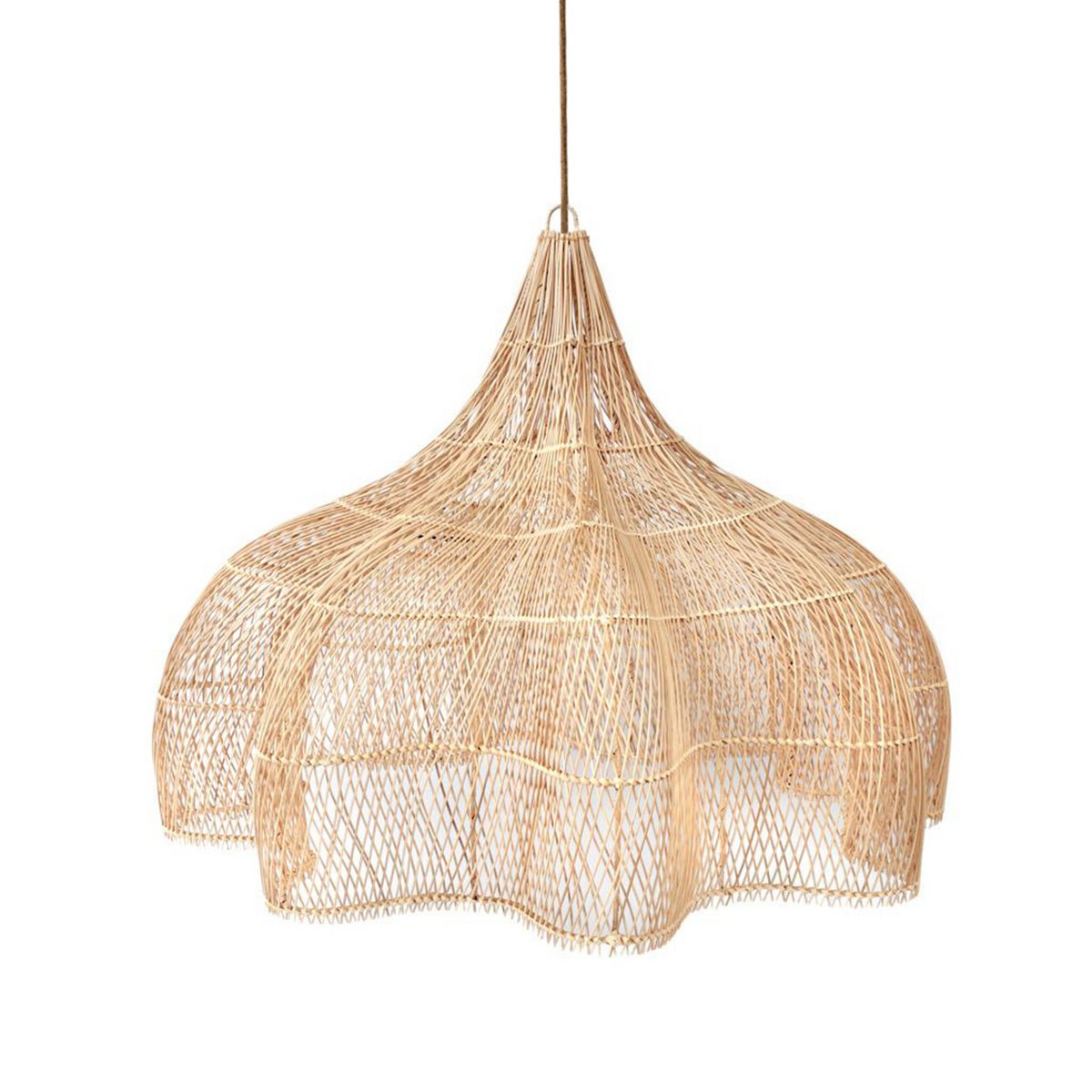 Suspension en rotin Le Fouetté – Naturel – XL | Bazar Bizar