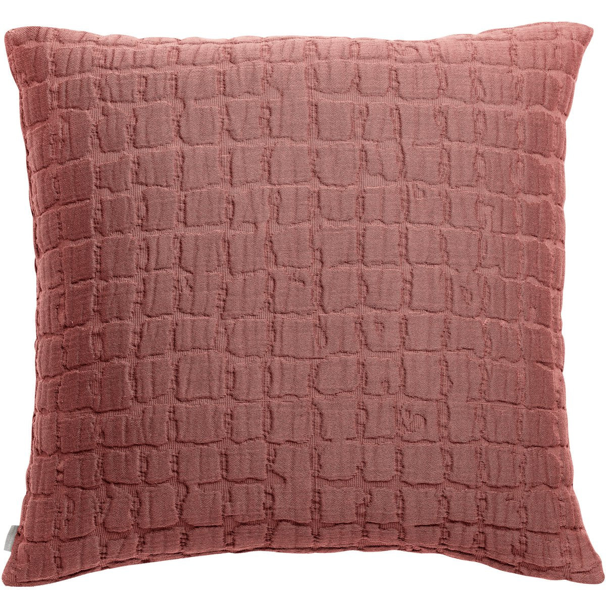 Coussin stonewashed Swami Sienne 45 x 45