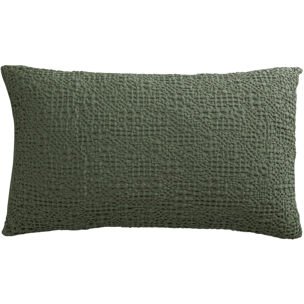 Coussin Stonewashed Tana Olive – 40 x 65 cm