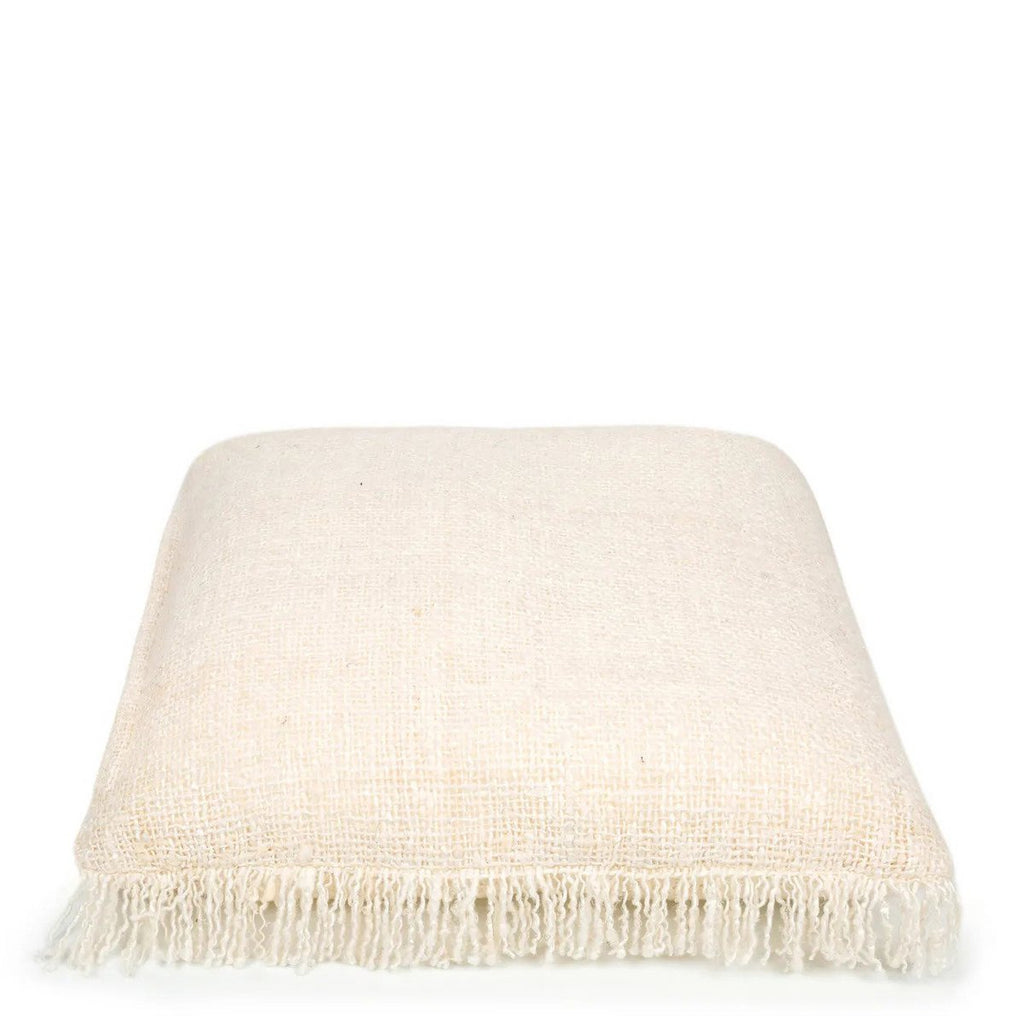 Housse de coussin en coton Oh My Gee – Crème – 60×60cm | Bazar Bizar