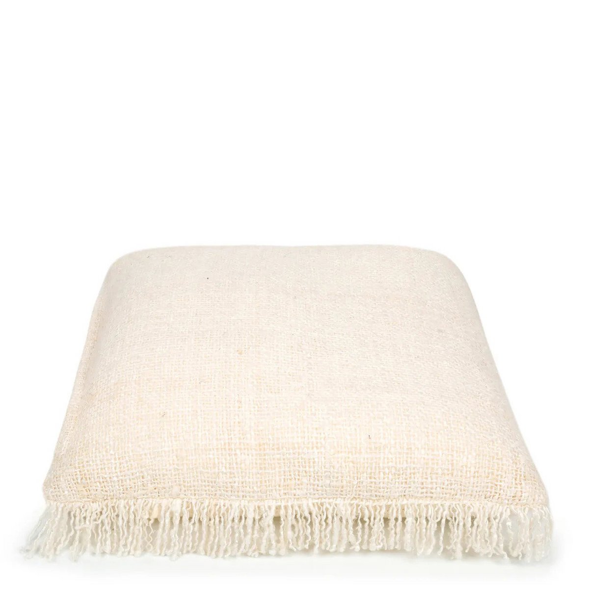 Housse de coussin en coton Oh My Gee – Crème – 60×60cm | Bazar Bizar