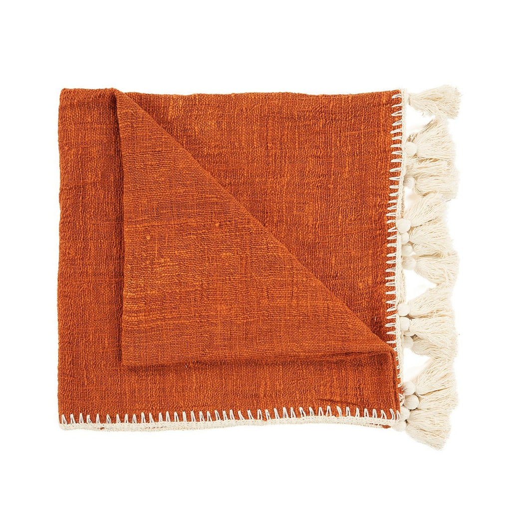 Le Jeté de Lit Stitch - Terre Cuite