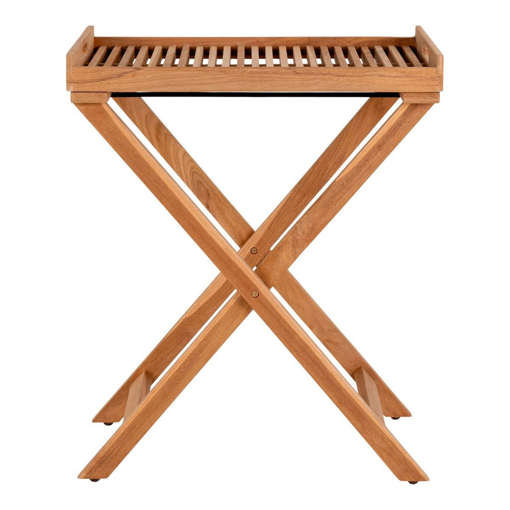 Table-Plateau Ronda - Teck Naturel, 60x40x70 cm