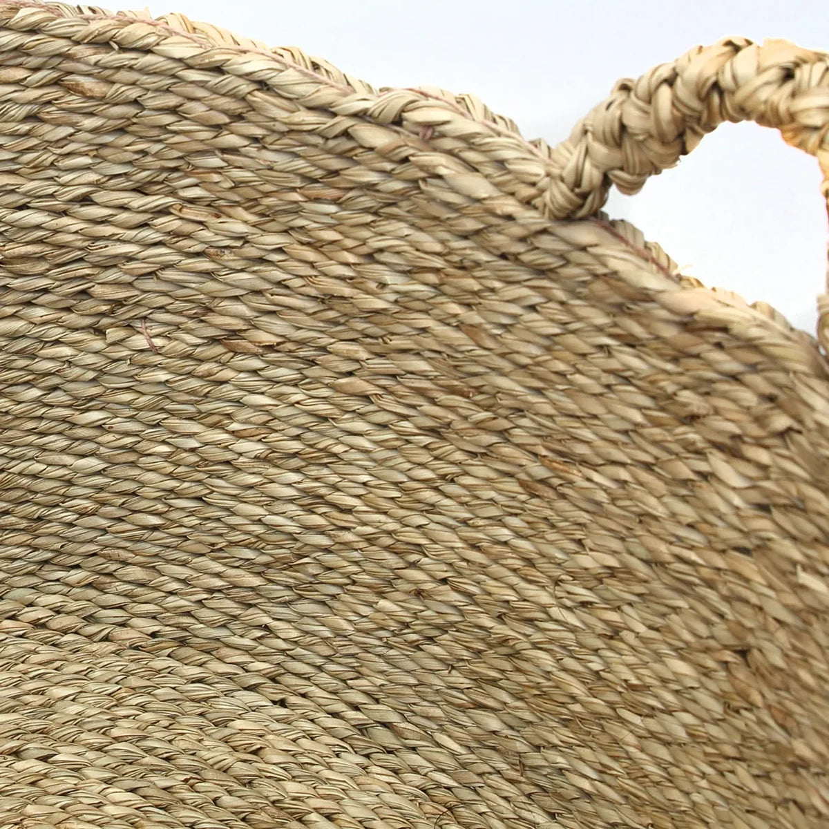 Panier de rangement en jonc de mer Quatre Mains – Naturel – L | Bazar Bizar
