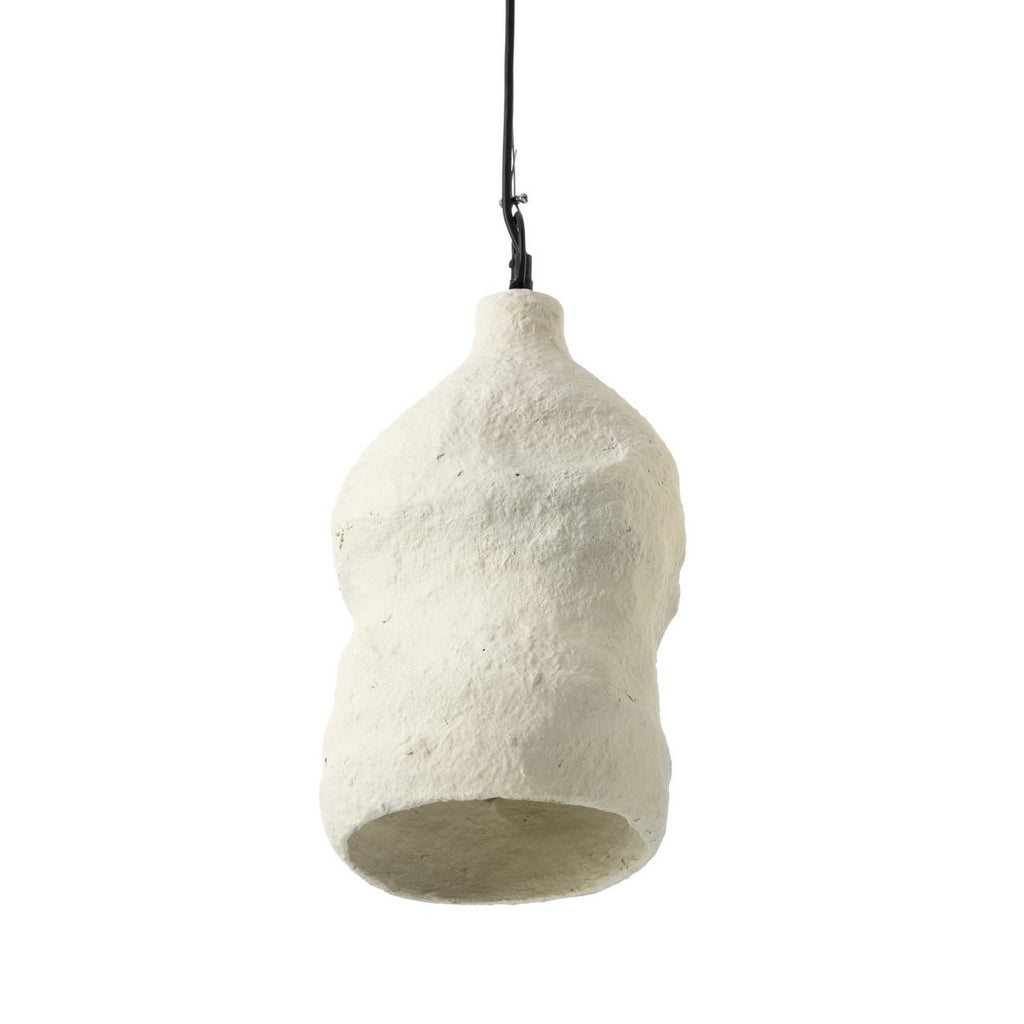 Suspension en papier mâché Moloko – Blanc – S | Bazar Bizar
