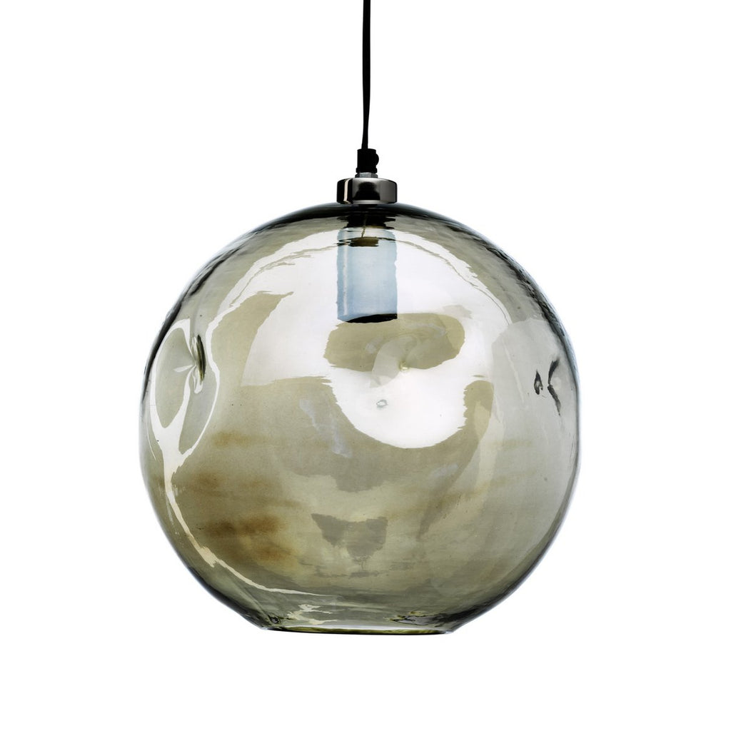 Suspension en verre recyclé Bubbella – Vert Pâle | Bazar Bizar