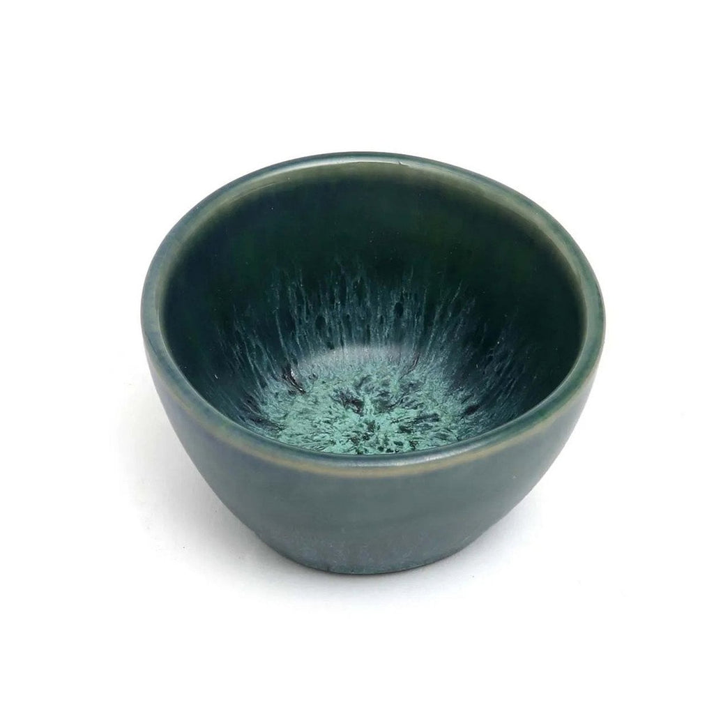 Bol à sauce Aqua bleu en grès 6,5 cm