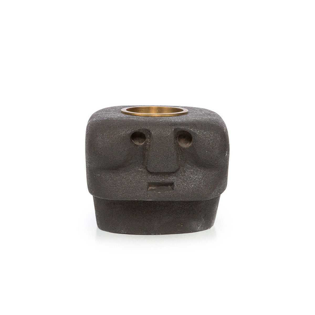 Bougeoir Sumba Stone - Pierre Sculptée