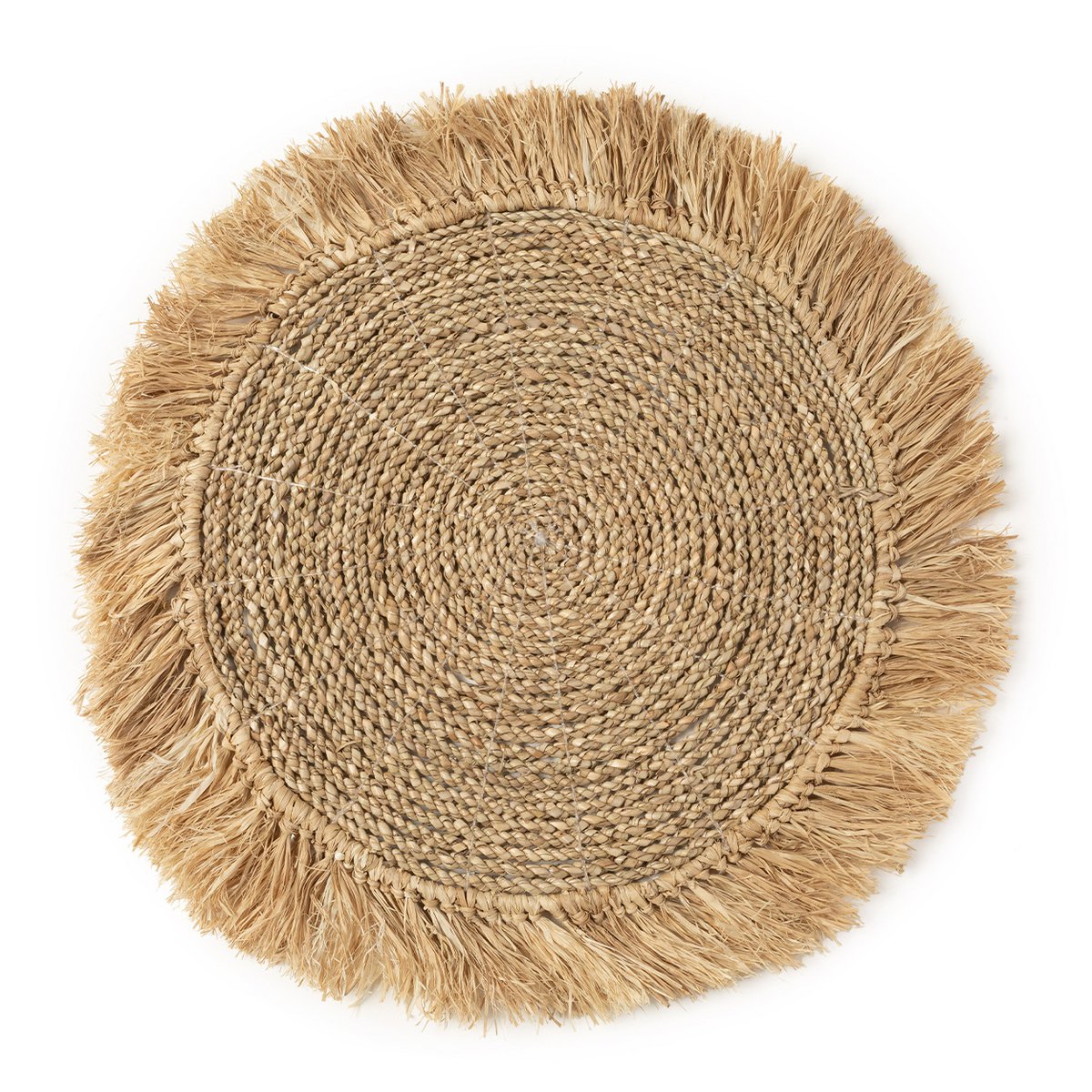 Set de table en herbes marines et raphia – Naturel | Bazar Bizar