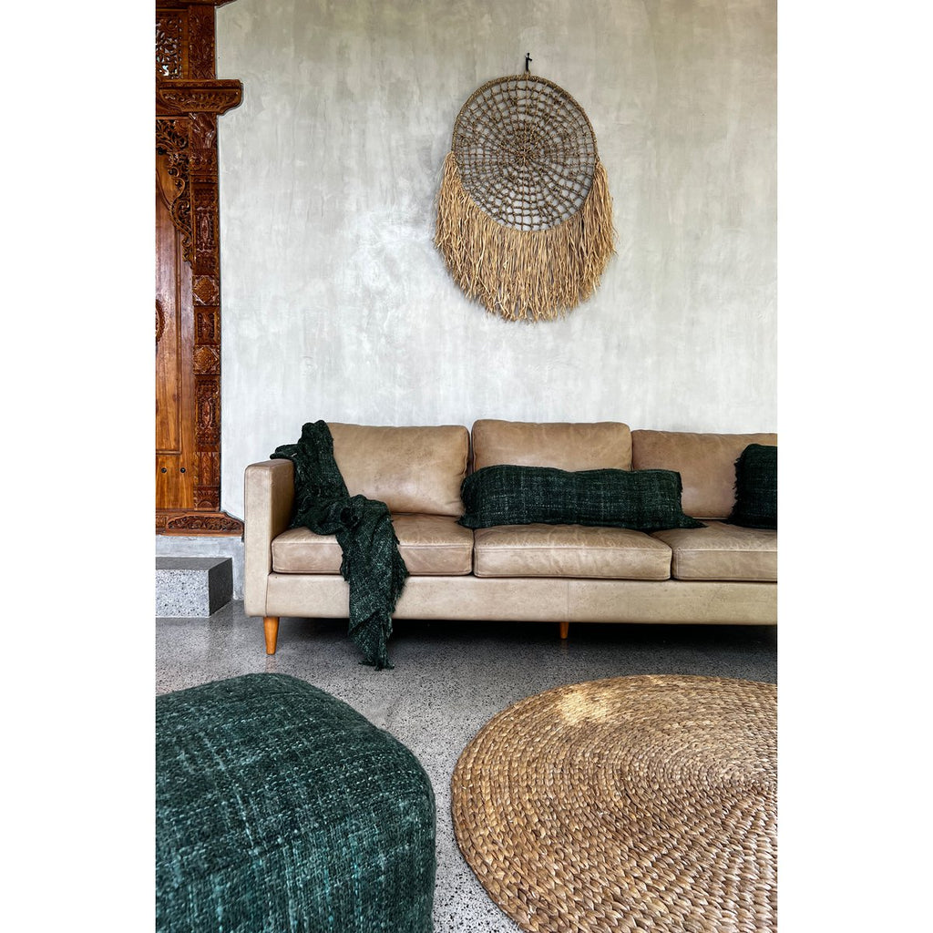 Housse de coussin Oh My Gee vert forêt 35 × 100 cm