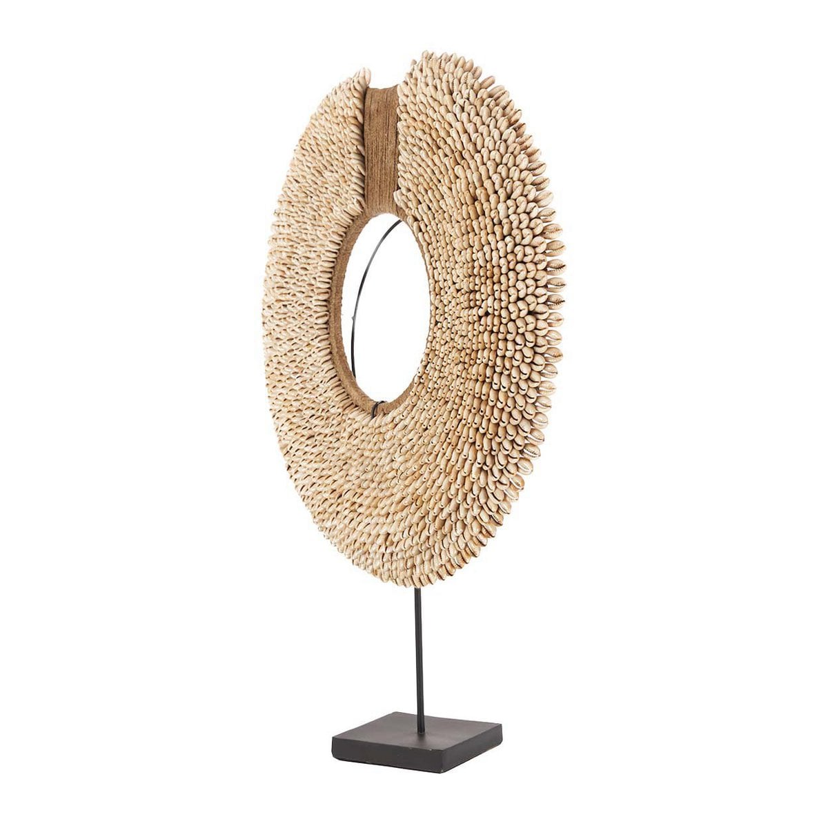 Shell Réunion sur support – décoration en coquillages naturels, 48 cm