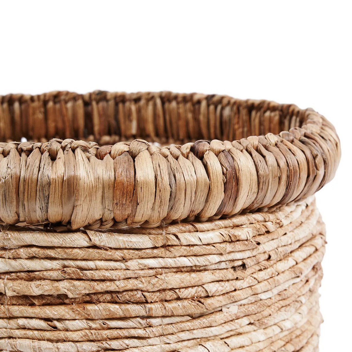 Panier en jacinthe d’eau et feuille de bananier Chuka | Bazar Bizar