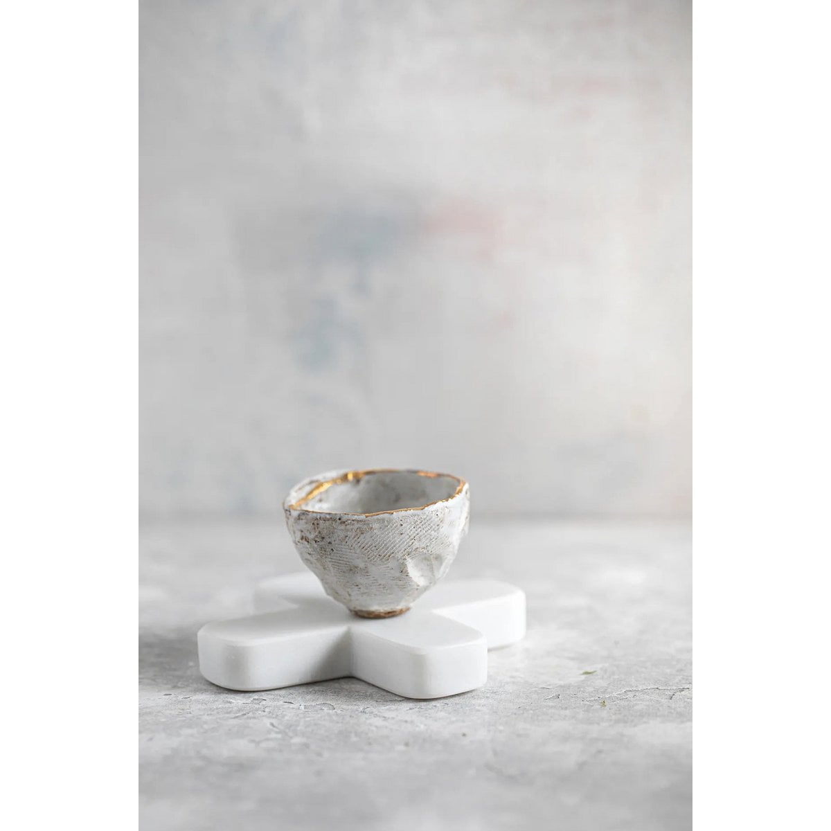 Dessous de verre en marbre blanc 12 cm