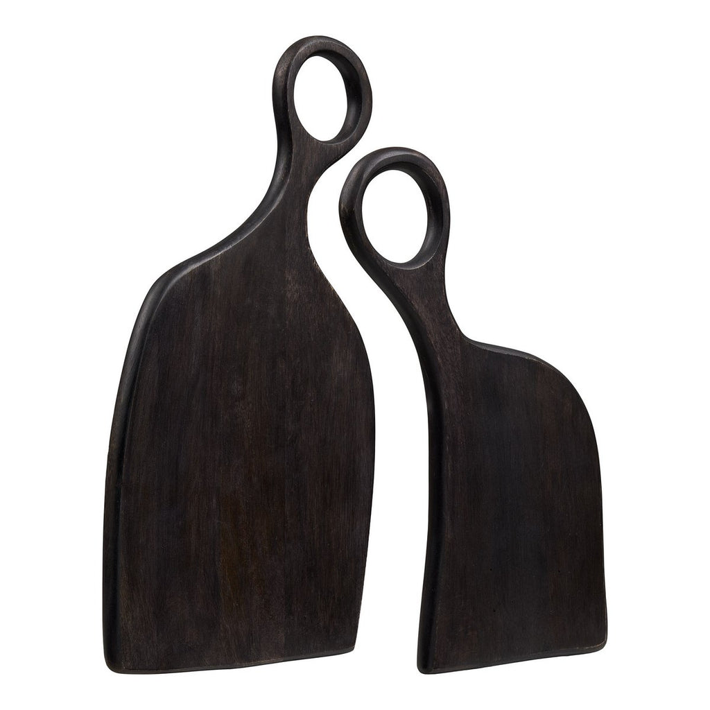 Planches à découper Palani en bois de manguier marron, lot de 2