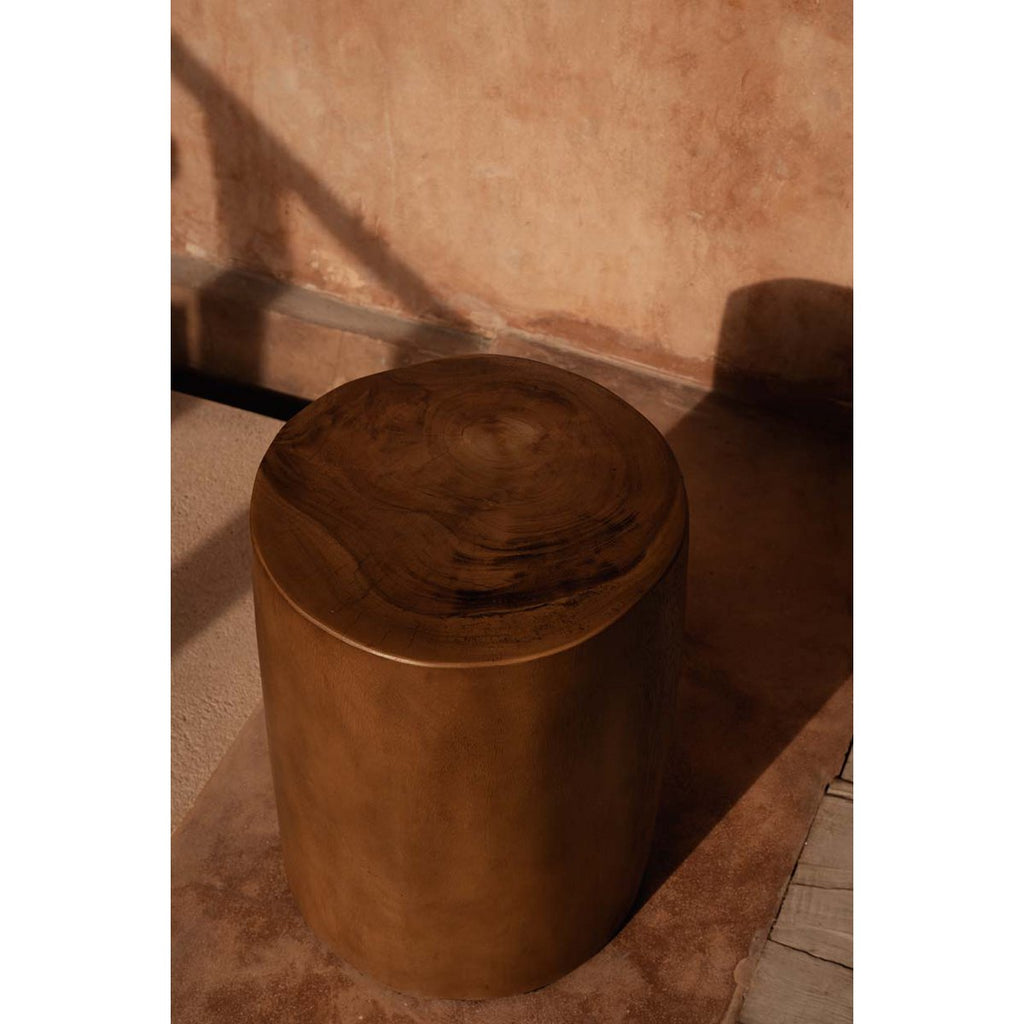 Tabouret en bois de munggour The Tribe – Naturel | Bazar Bizar