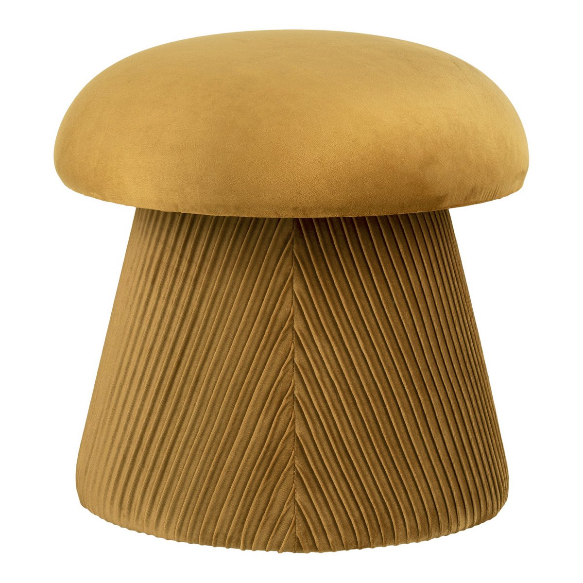 Pouf Hampton – Ocre velours