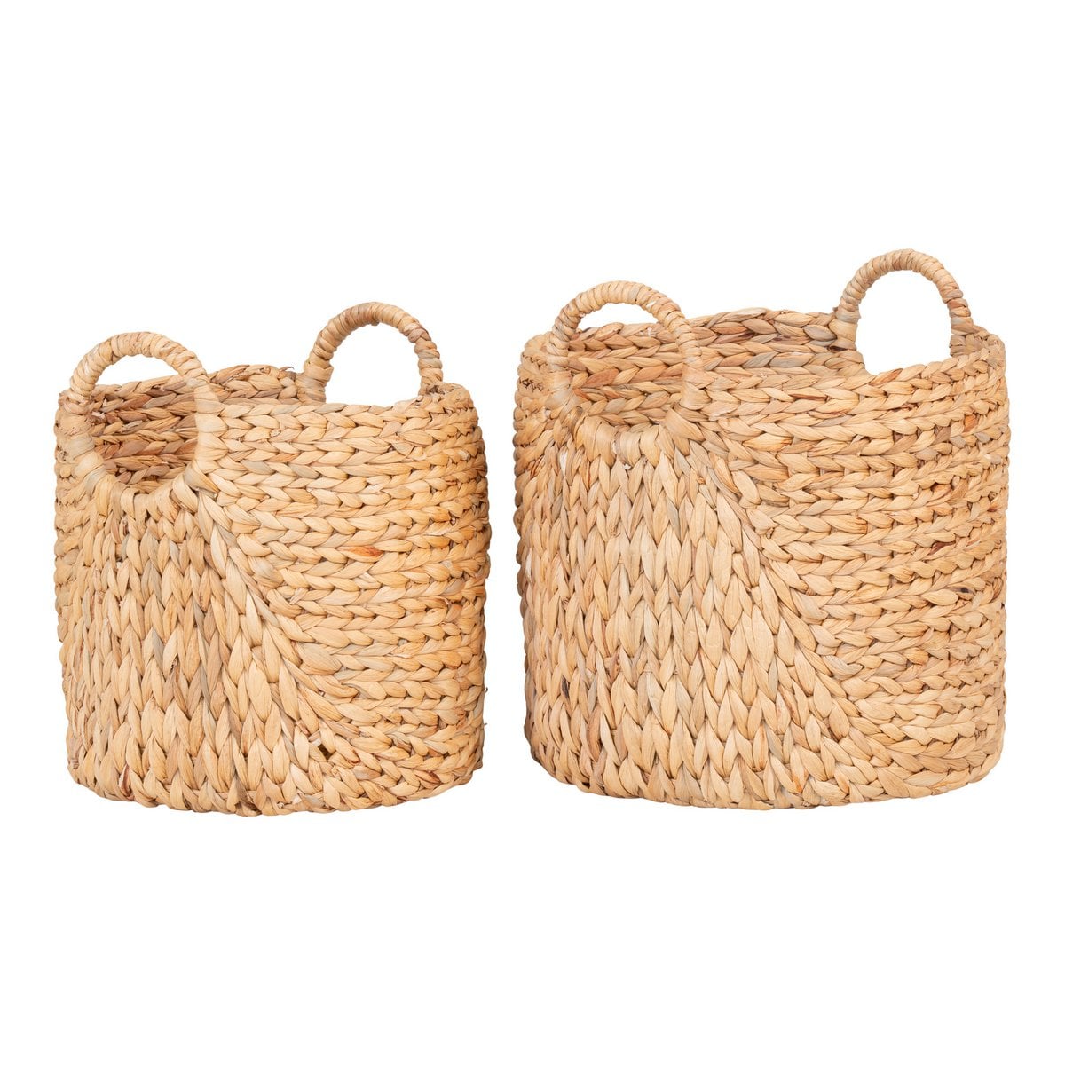 Panier Passo - Naturel, Jacinthe d'Eau, Lot de 2