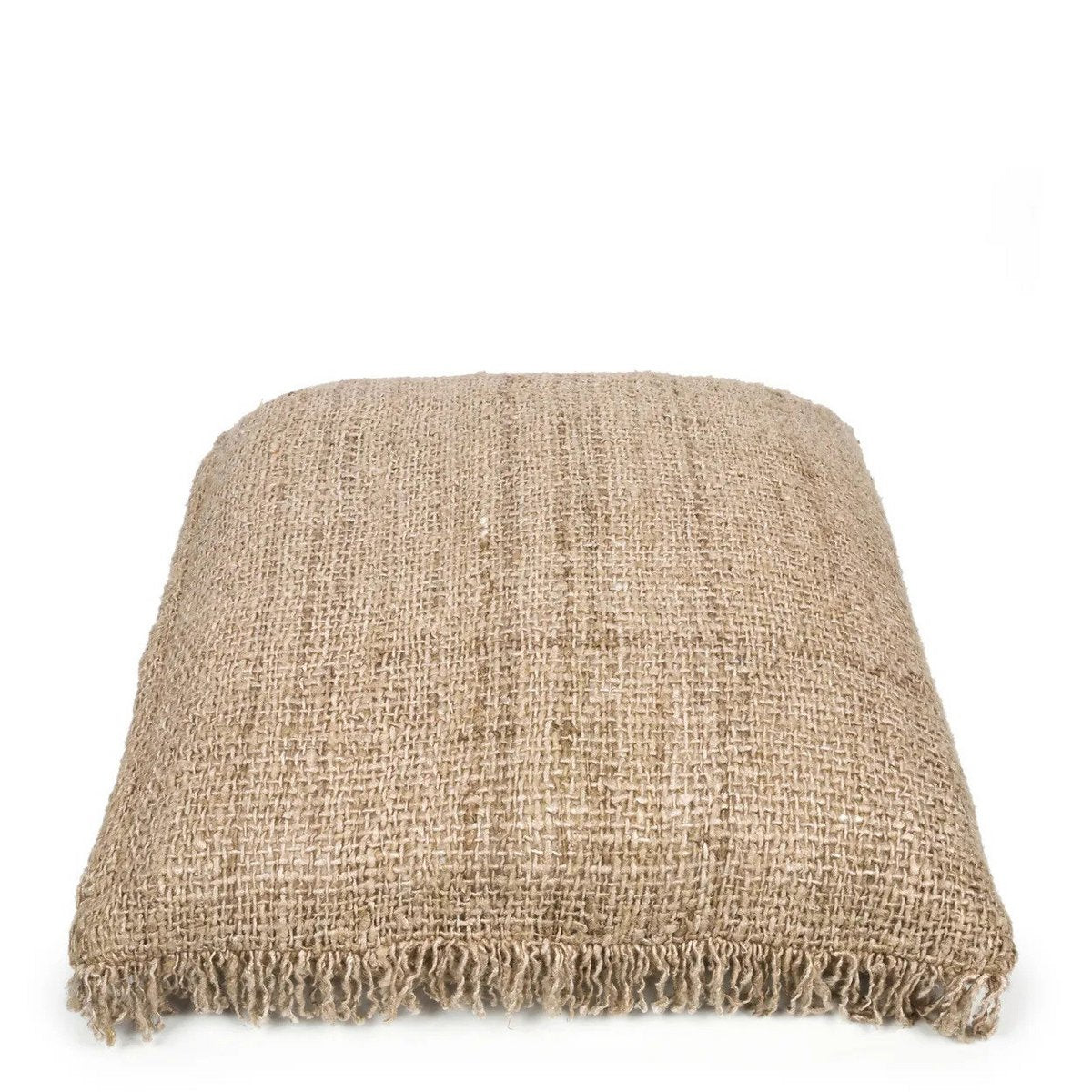 Housse de coussin en coton Oh My Gee – Beige – 60×60cm | Bazar Bizar