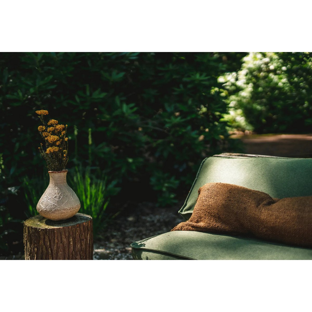 Housse de coussin traversin en coton Oh My Gee – Marron – 35×100cm | Bazar Bizar