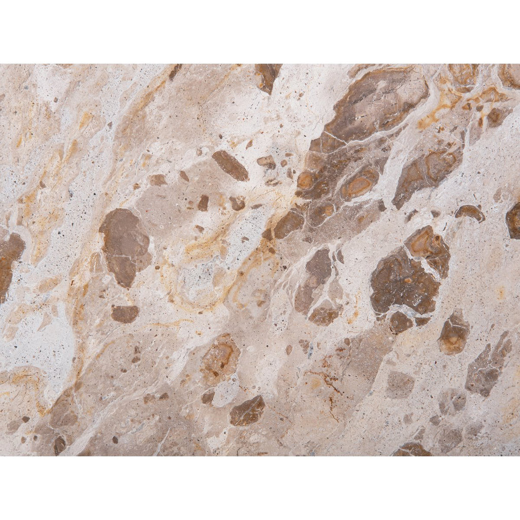 Table Basse Organic Marbre Marron