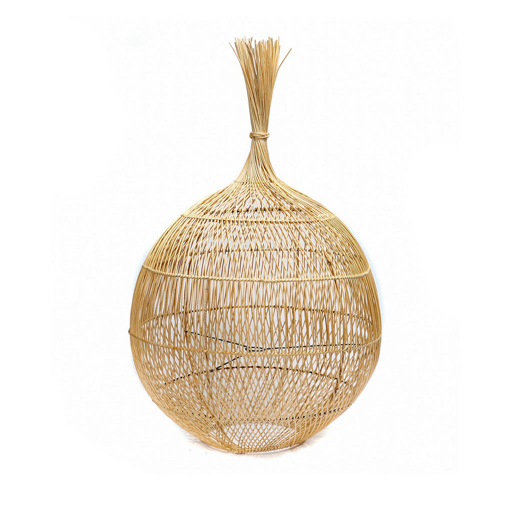 Lampadaire ou suspension en rotin Wonton – Naturel | Bazar Bizar