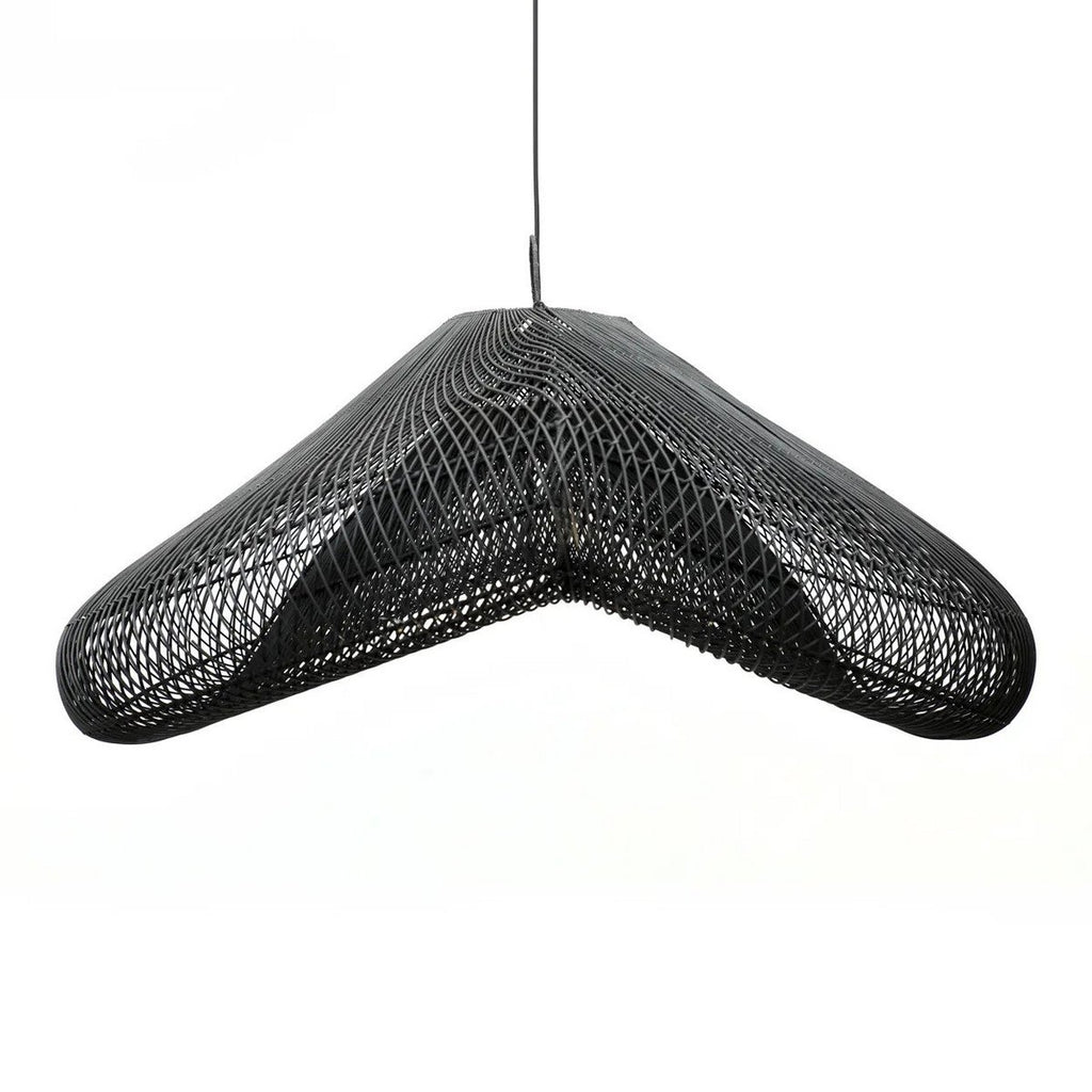 Suspension en rotin The Cloud – Noir – XXL | Bazar Bizar