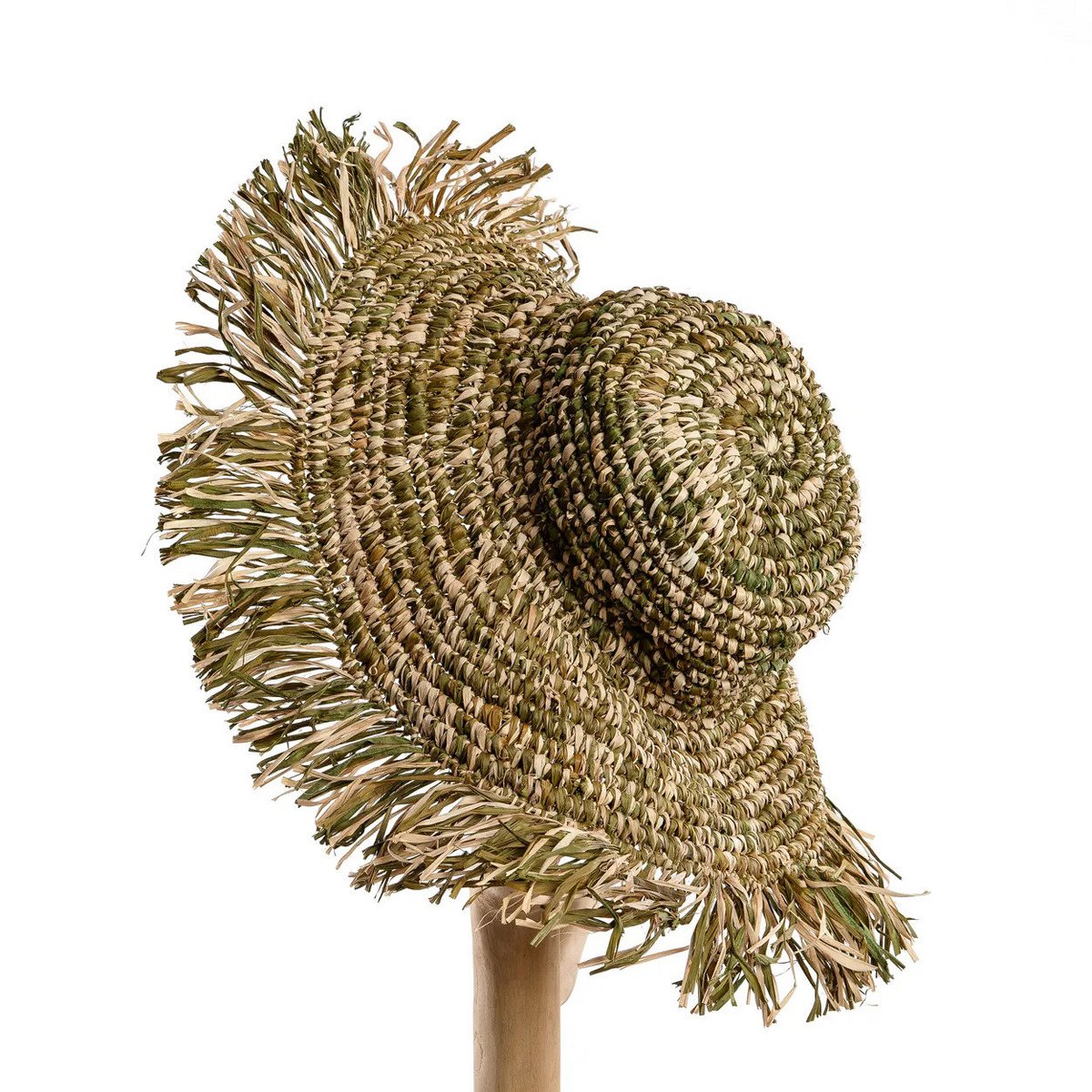 Chapeau d’été en raphia The Party Hat – Vert Jungle | Bazar Bizar