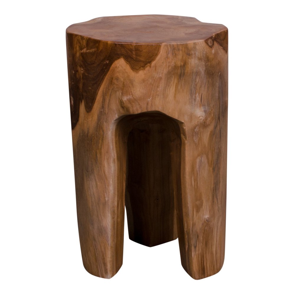 Tabouret Rose – Teck recyclé naturel