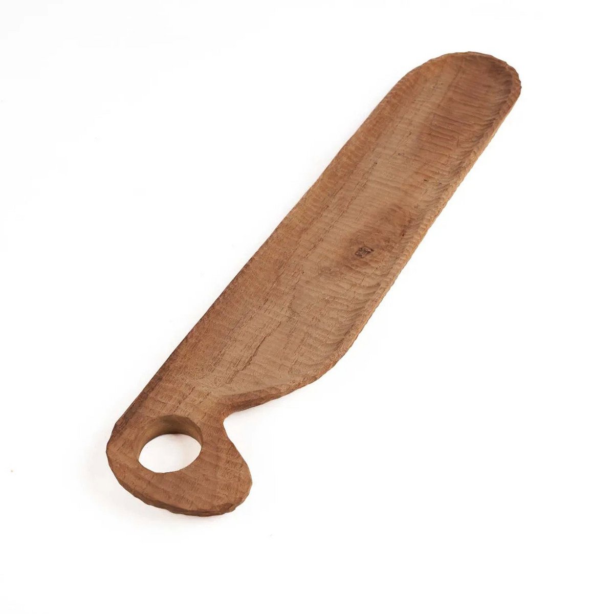 Planche à pain en bois de teck – Naturel – 45cm | Bazar Bizar