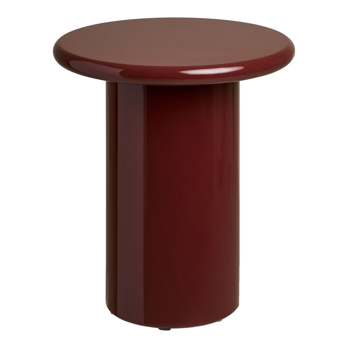 Table d'Appoint Otago - Bordeaux, Ø45x50 cm